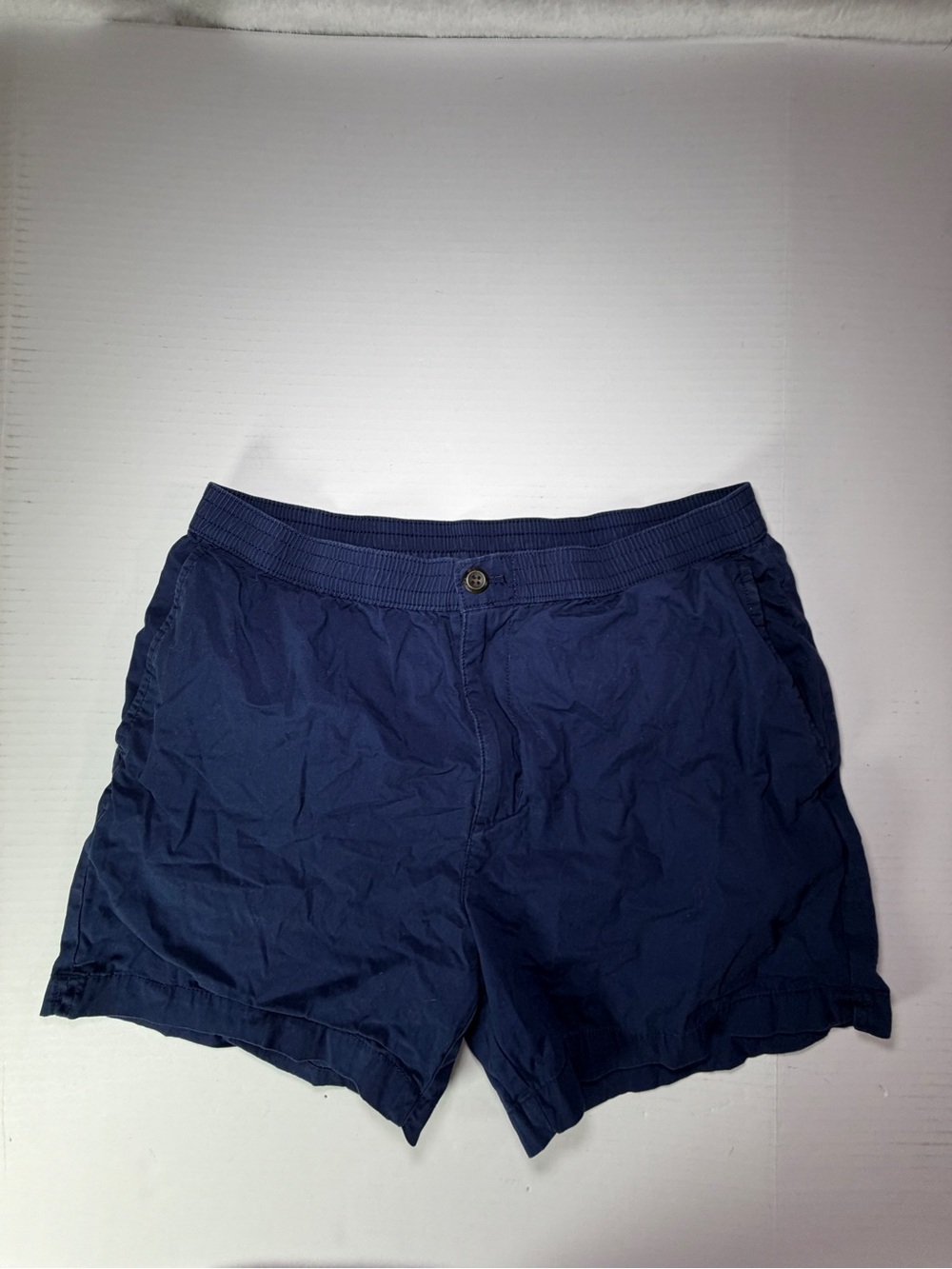 Banana Republic Dark Navy Casual Elastic-Waist Shorts